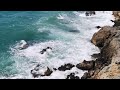 바위에 부서지는 파도소리 1시간. Ocean waves crashing sound effect.