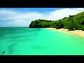 FLYING OVER FIJI (4K UHD) - Relaxing Music Along With Beautiful Nature - 4K Video Ultra HD