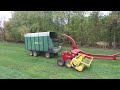 Klein farms chopping hay and corn