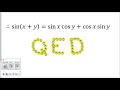 Proof of Compound Angle Identity sin(x+y)