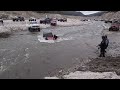 Crazy River Crossing! Red Jeep goes for a swim at Azusa Canyon OHV (6/14/2023)