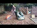 Quick way of making garden compost from garden waste.