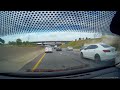 Tractor driver makes a great save on the freeway