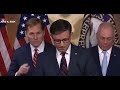 Mike Johnson, Michael Guest, & Steve Scalise display Bizarre Simultaneous Body Language Troika Tell