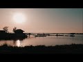 【4K】Morning Sunrise at the Fisherman's Village | Low Light Ambience for Sleep and Relaxation ASMR