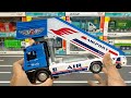 Metal Diecast Trucks Of Road Sweeper Truck, Fire Truck, Mixer Truck, Passenger Stair Truck