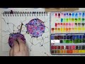 Relaxing watercolour painting of a neurographic art piece!