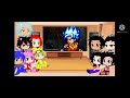 los personajes de Sonic+dragón ball super reaccionan a Goku vs sonic