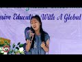 Here with Me (Cover Song) Yingla D Menhahu || Silver Jubilee Celebration || Good Shepherd School Llg