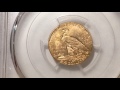 PCGS unboxing of quarter eagle gold coins with a counterfeit.