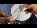 How to make slime with chewing gum | No glue no borax 1 ingredient slime