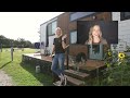 Solo Woman's BIG Luxury Tiny Home in cozy tiny home village