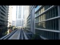 Down town Miami using metro rail