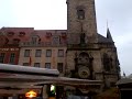 Prague clock tower.