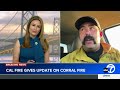 CAL FIRE gives latest on Corral Fire burning near Tracy and Alameda counties