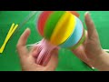 DIY how to make colorful paper lanterns super cute | Paper craft tutorial | Preschool materials