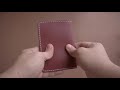 Making a 3 Pocket Leather Bifold｜Free Pattern｜ASMR