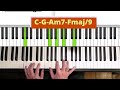 The Most Popular Chords in Pop - How To Play Them On Piano , Pro Tips