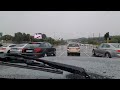 Driving through heavy rains - Johannesburg, South Africa