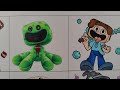 Drawing Minecraft In Smiling Critters Style ( Minecraft x Poppy Playtime )