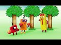 One, Two, Three | Full Episode - S1 E5 | Numberblocks (Level 1 - Red 🔴)