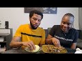 Banga soup and fufu#mukbang