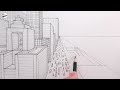 How to Draw a City Using One-Point Perspective