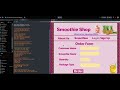 Smoothie Shop Website(Developed on Replit.com)