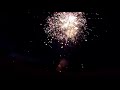 End of fireworks 2017