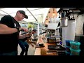 See How 2 Baristas Work In Peak Coffee Service