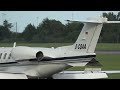 D-CQAA Air Ambulance Learjet 45 landing at Dublin Airport, Ireland 🇮🇪