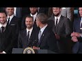 The 2014 NBA Champion San Antonio Spurs Visit the White House