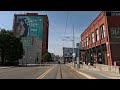 4K- Kansas City, MO Downtown Driving Tour. USA