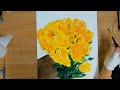 스케치 없이 노란장미 대충~그려보기_ watercolor