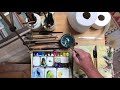 How to paint a summer landscape in watercolour