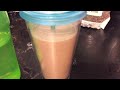 Banana coffee/cocoa/peanut butter smoothie under 345calories #cooking healthy