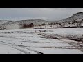 Snow on Mountains West of Kingman, Arizona