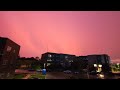 Pink Sky & Lightning 6/24/2024