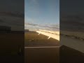 Airplane landing in Stockholm