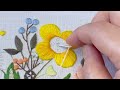 DIY KAMEUN EMBROIDERY CRAFT KIT | WILDFLOWER EMBROIDERY KIT BEGINNER…