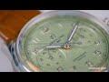 Breitling Automatic Green Dial Watch | UP CLOSE