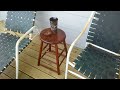 Quiet Dignity and Grace: Barstool Deck Table