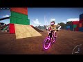 Descenders: To the Top of the Construction Site- The EASIEST Way! Bike game JayBizRetroCorner