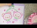 ASMR:🎀Drawing Sanrio characters with sharpies🍒unintentional asmr, draw with me✩*ೃ.⋆