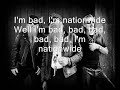 ZZ Top- I'm Bad, I'm Nationwide (lyrics)