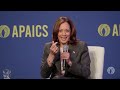 APAICS 2024 LLS: Fireside Chat with Vice President Kamala Harris