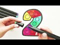 How to Draw Lollipops | Coloring Rainbow | Step by Step