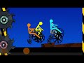 Shutter Crush - Colour Stickman Survival Bicycle Race in Algodoo