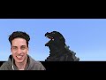 Becoming GODZILLA to DESTROY CITY in Minecraft