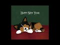 Happy New Year - Sheltie Puppy Illustration